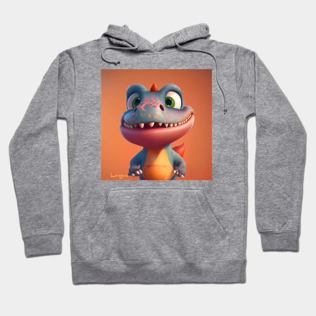 Baby Dinosaur Dino Bambino - Logan Hoodie by KOTOdesign